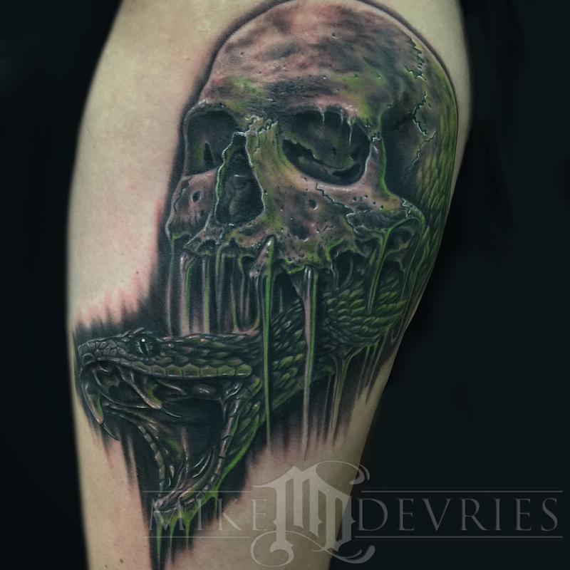 The Dark Mark Tattoo by Mike DeVries : Tattoos